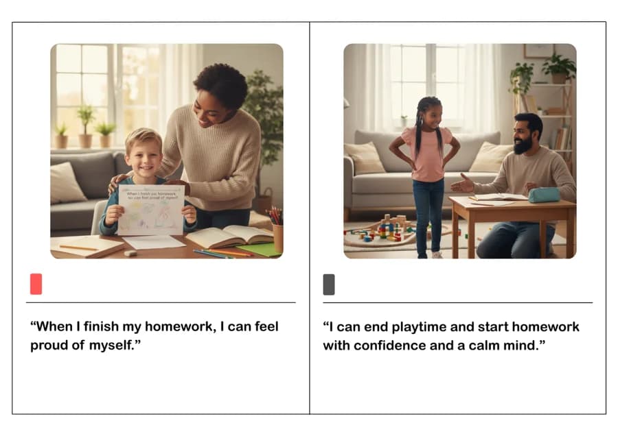 Ending Playtime and Starting Homework – Social Story for Kids-PDF1