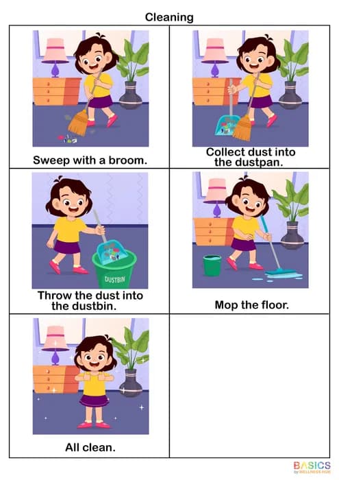 Life Skills Worksheets – 5-Step Routines for Kids-PDF1