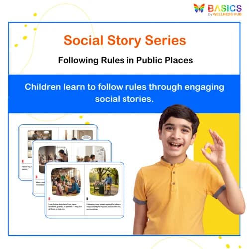 Following Rules in Public Places Social Story – Printable PDF for Kids