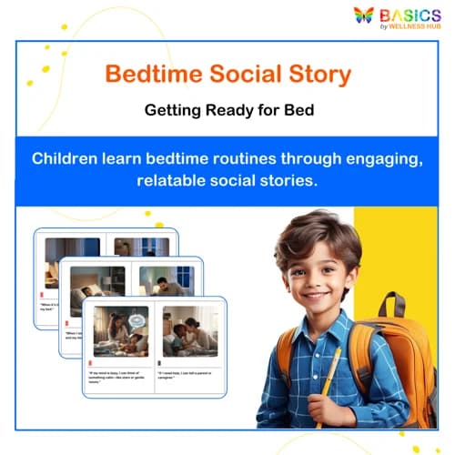 Getting Ready for Bed After a Busy Day – Social Story for Kids - Free