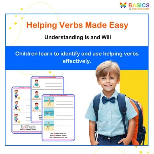 Write the Correct Helping Verb: Is vs Will – Printable PDF Activity