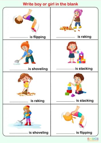 Identifying Boys and Girls: Printable PDF for Observation and Writing-PDF1