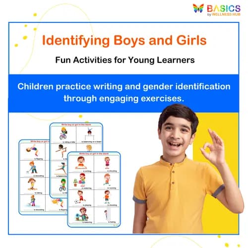 Identifying Boys and Girls: Printable PDF for Observation and Writing