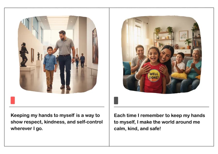 Keeping My Hands to Myself Social Story – Printable PDF for Kids-PDF1