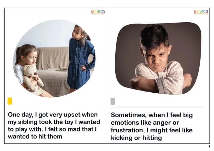 Kicking and Hitting – Social Story for Managing Anger & Self-Control-PDF1