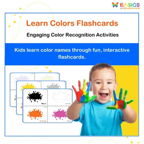 Learn Colors with Flashcards – Free Printable PDF for Kids - Free