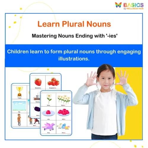 PLURALS – “IES” – Learn Plural Nouns Ending with “-ies” Through Pictures - Free