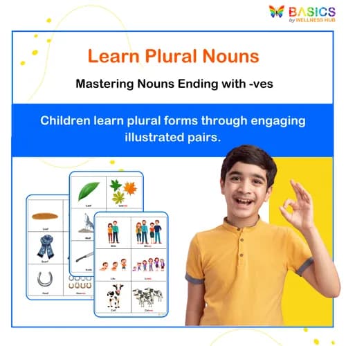 PLURALS – “VES” – Learn Plural Nouns Ending with “-ves” Through Pictures - Free