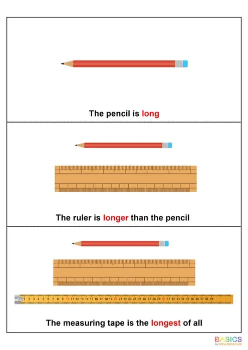 LONG & SHORT – Learn Comparison Words Through Pictures-PDF1