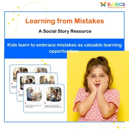 Mistakes Help Me Learn – Social Story with Activities