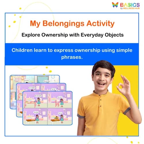 INDIAN GIRL: Learn “My” with Everyday Objects – Printable PDF - Free
