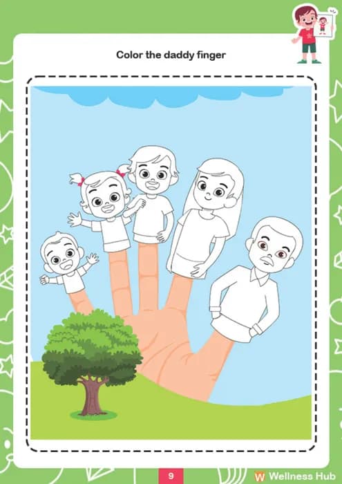 Myself & My Family – Interactive Worksheets for Kids-PDF1