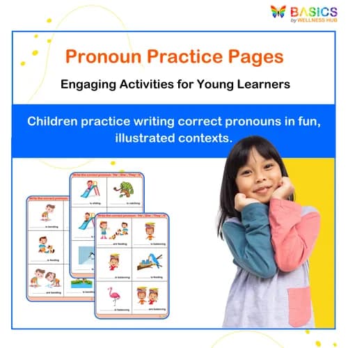 HE, SHE, THEY, IT – Write the Correct Word: Pronoun Practice for Kids - Free