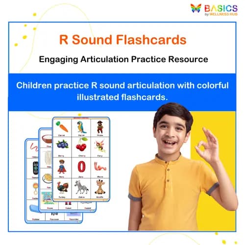 R Sound Flashcards: Articulation Practice for Kids