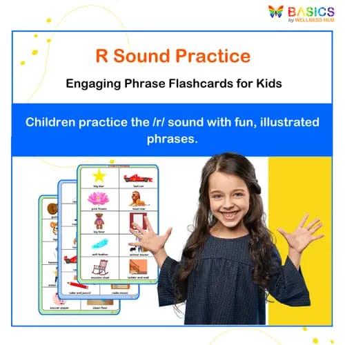 R Sound Phrase Flashcards – Printable PDF for Speech Therapy