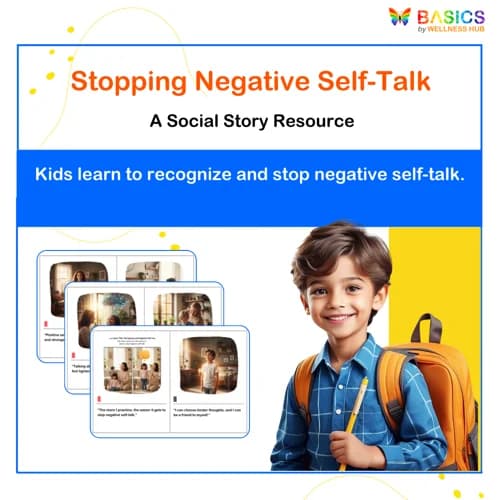 Recognizing and Stopping Negative Self-Talk – Social Story for Kids - Free