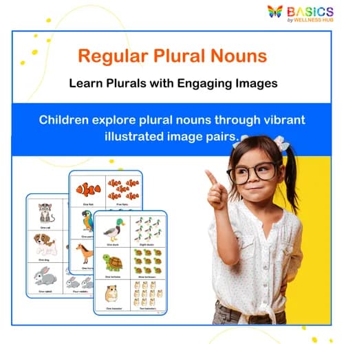 PLURALS – “S” – Learn Regular Plural Nouns with Pictures - Free