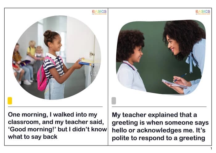 Responding to Greetings – Social Story for Kids-PDF1