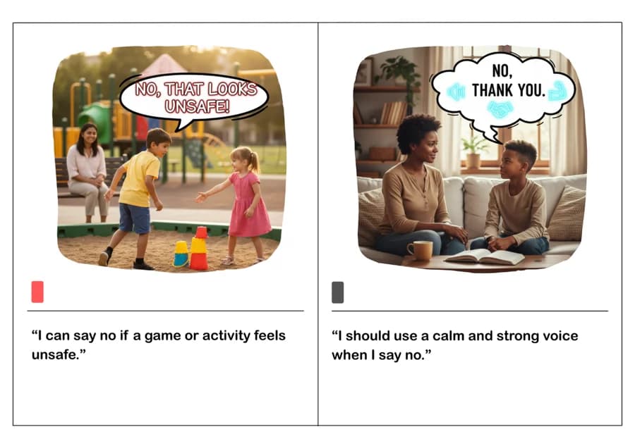 Saying No When I Need To – Social Story for Kids-PDF1