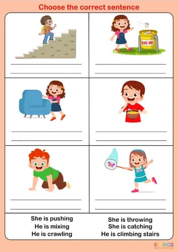Sentence Completion Activities: Illustrated PDF for Kids-PDF1