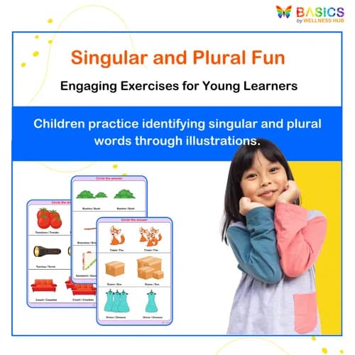 Circle the Correct Answer: Singular or Plural – Printable PDF for Kids - Free