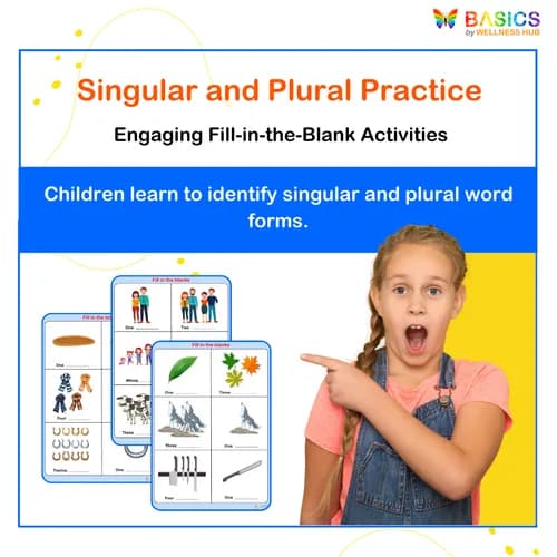 VES – Fill in the Blanks: Singular or Plural Practice for Kids