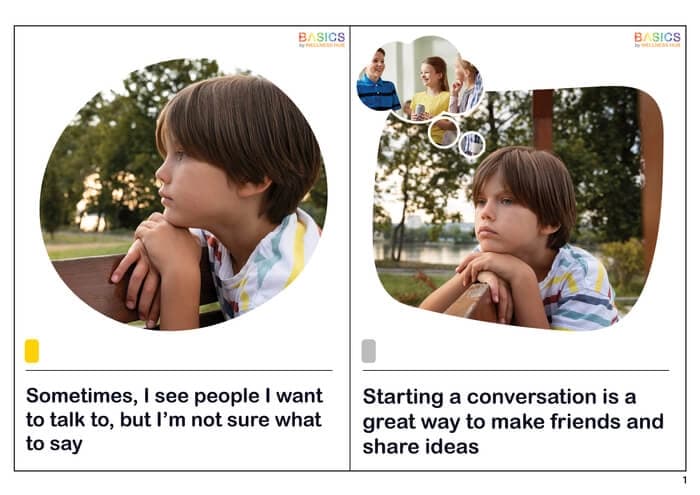 Starting Conversations – Social Story for Kids' Communication Skills-PDF1