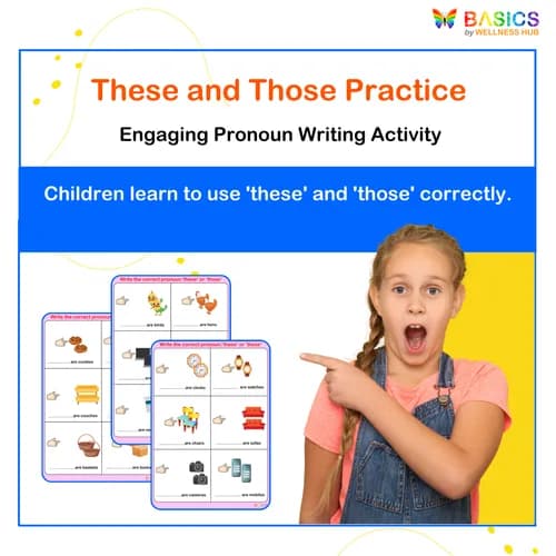 These & Those – Tick the Correct Word: Printable PDF for Kids - Free
