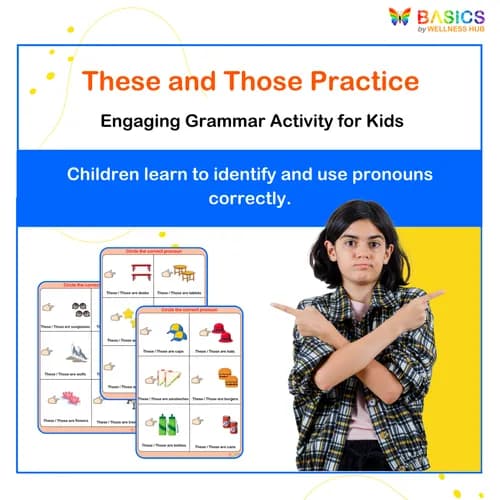 These & Those – Circle the Correct Word: Printable PDF Activity