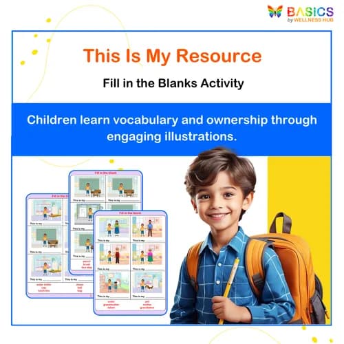 THIS IS MY… – Fill in the Blank Using Options (African Boy & Girl) - Free
