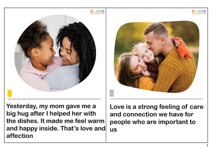 Understanding Love and Affection: Free Social Story with Activities for Kids-PDF1