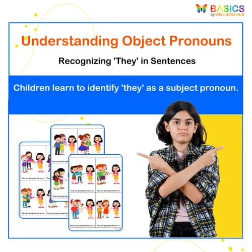 Object Pronoun: They (Giving to Me) – Printable PDF for Kids