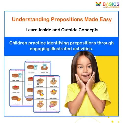 Inside and Outside Prepositions Activity: Printable PDF for Kids