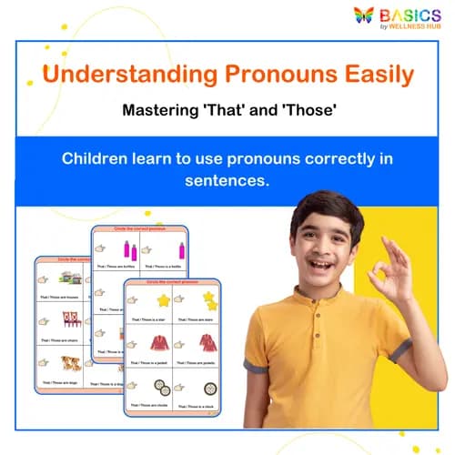 Using That and Those: Printable PDF for Early Grammar Skills - Free