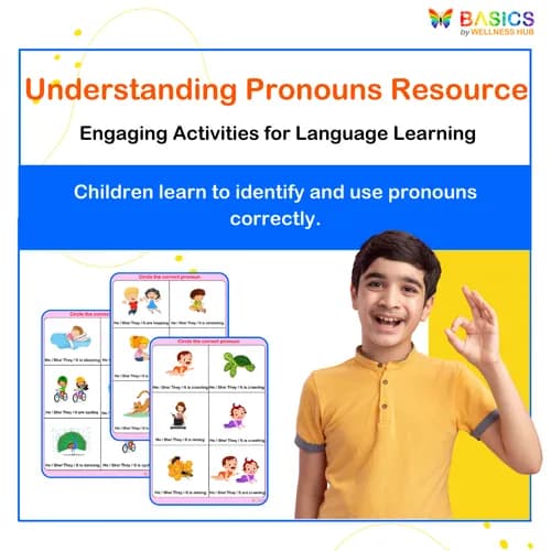 HE, SHE, THEY, IT – Circle the Correct Word: Pronoun Practice for Kids - Free
