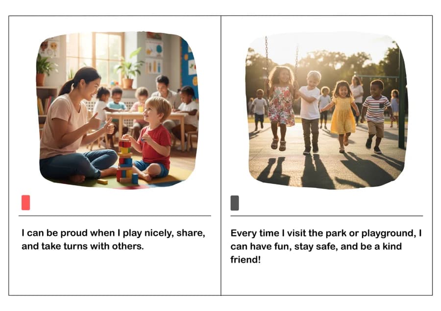 Visiting a Park Social Story – Printable PDF for Kids-PDF1