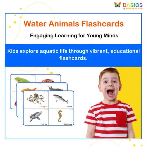 Water Animals Flashcards for Kids – Free Printable PDF - Free