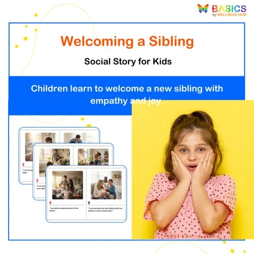 Welcoming a New Sibling – Social Story with Activities - Free
