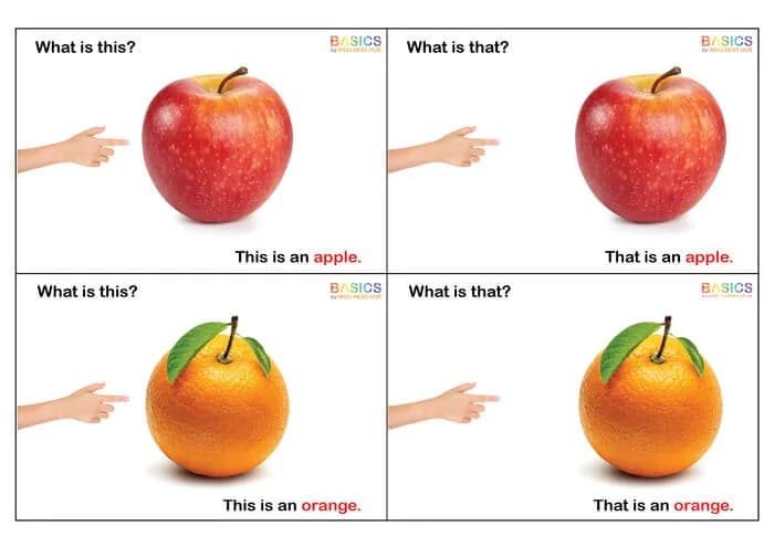 What is This and What is That? - Fruits Learning PDF for Kids WH-PDF1