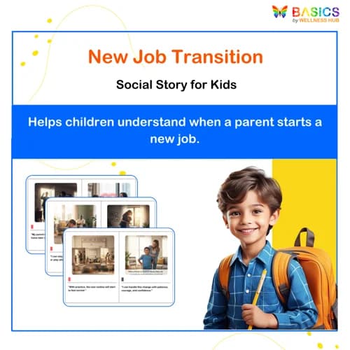 Social Story: When a Parent or Caregiver Starts a New Job - Free
