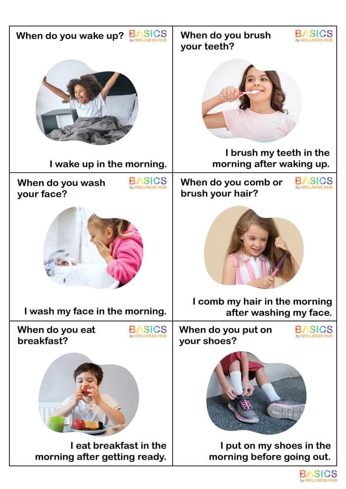 When Questions Flashcards – Daily Routines and Activities for Kids (Printable PDF)-PDF1