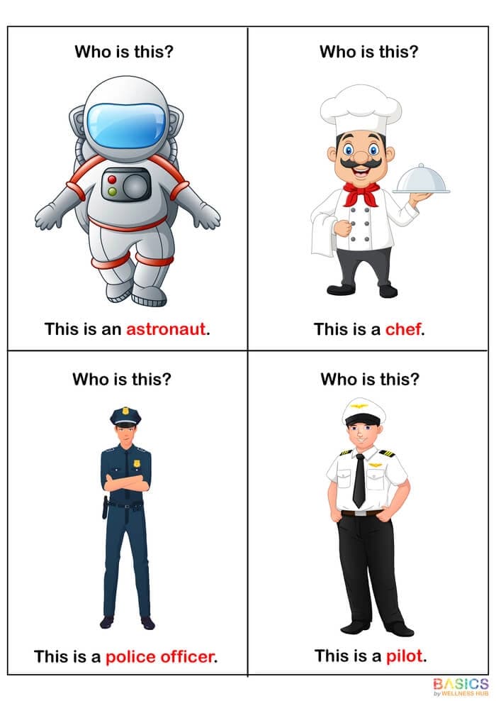 Who Questions Flashcards – Identifying Professions for Kids (Printable PDF)-PDF1