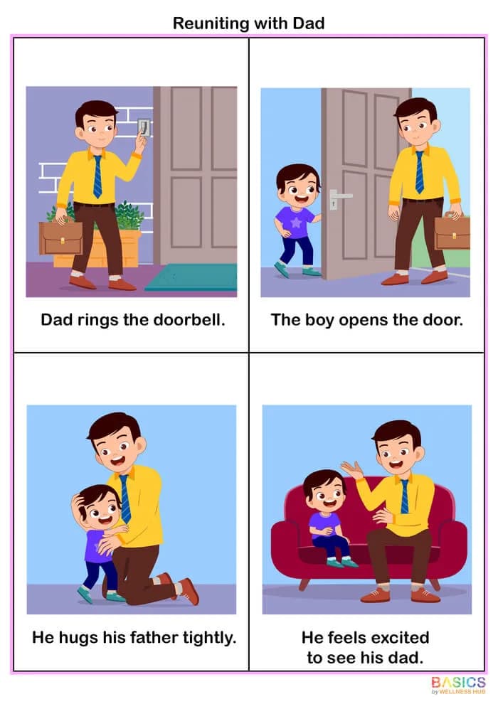 4-Step Sequencing Cards: Free Printable PDF for Feeling Excited-PDF2