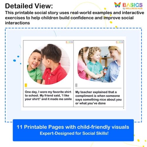 Giving and Receiving Compliments – Social Story for Kids preview 2