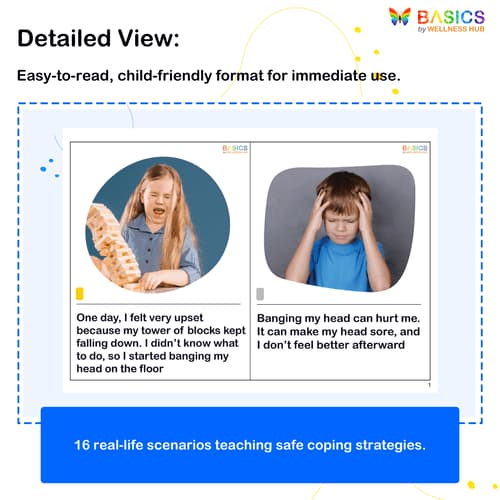 Head Banging – Social Story for Safe Alternatives & Self-Regulation preview 2