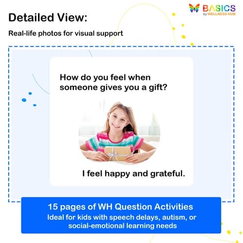 How Do You Feel? WH Questions About Emotions (Printable PDF) preview 2