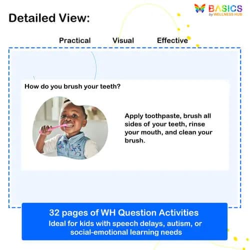 How Do You…? Procedural WH Questions with Real Pictures (Printable PDF)