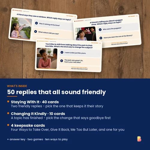 On Topic or Off? The Quiet Takeover — 50 Printable Cards for Spotting Conversation Hijacks – page 2 preview