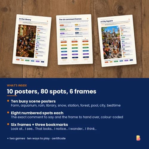 Picture Talk: Big World & Cosy Corners — 10 Printable Scene Posters from Farm to Bedtime for Speech Therapy – page 2 preview