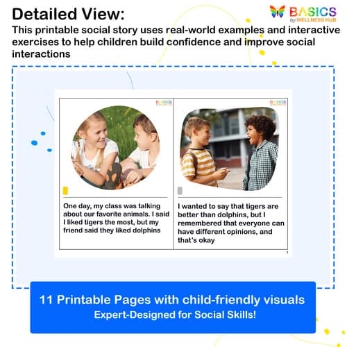 Respecting Others’ Opinions – Free Social Story for Kids preview 2